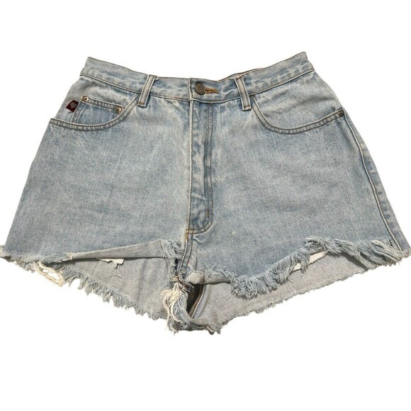 Vintage Gitano 80's 90's High Rise Denim Mom Jean Shorts 13/14 100% Cotton 28" - Picture 3 of 5